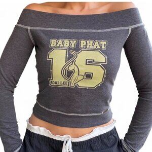 Vintage Baby Phat Aoki Lee Y2K Off Shoulder Top